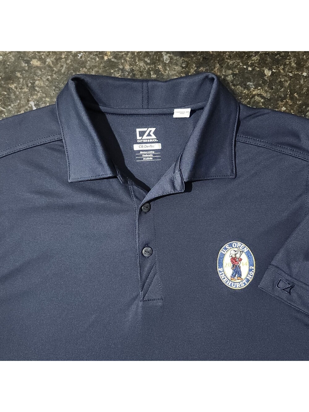Cutter Buck 2014 US Open Pinehurst No.2 Golf Polo Performance Stretch Medium